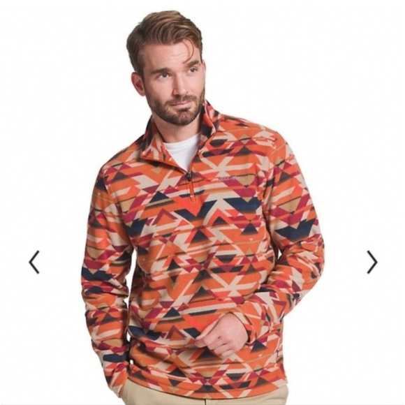 Eddie Bauer Polar Fleece Snap Mockneck Pullover Jacket Men's Size 2X Large - Picture 1 of 12